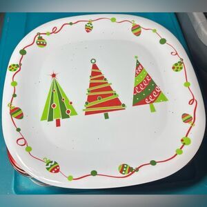 11” Christmas Melamine Plate Christmas Decorations EPC